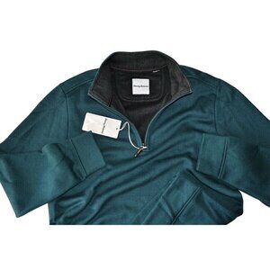 Tommy Bahama Mens Size XXL New Castle Half-Zip Pullover Sweater Forest Green